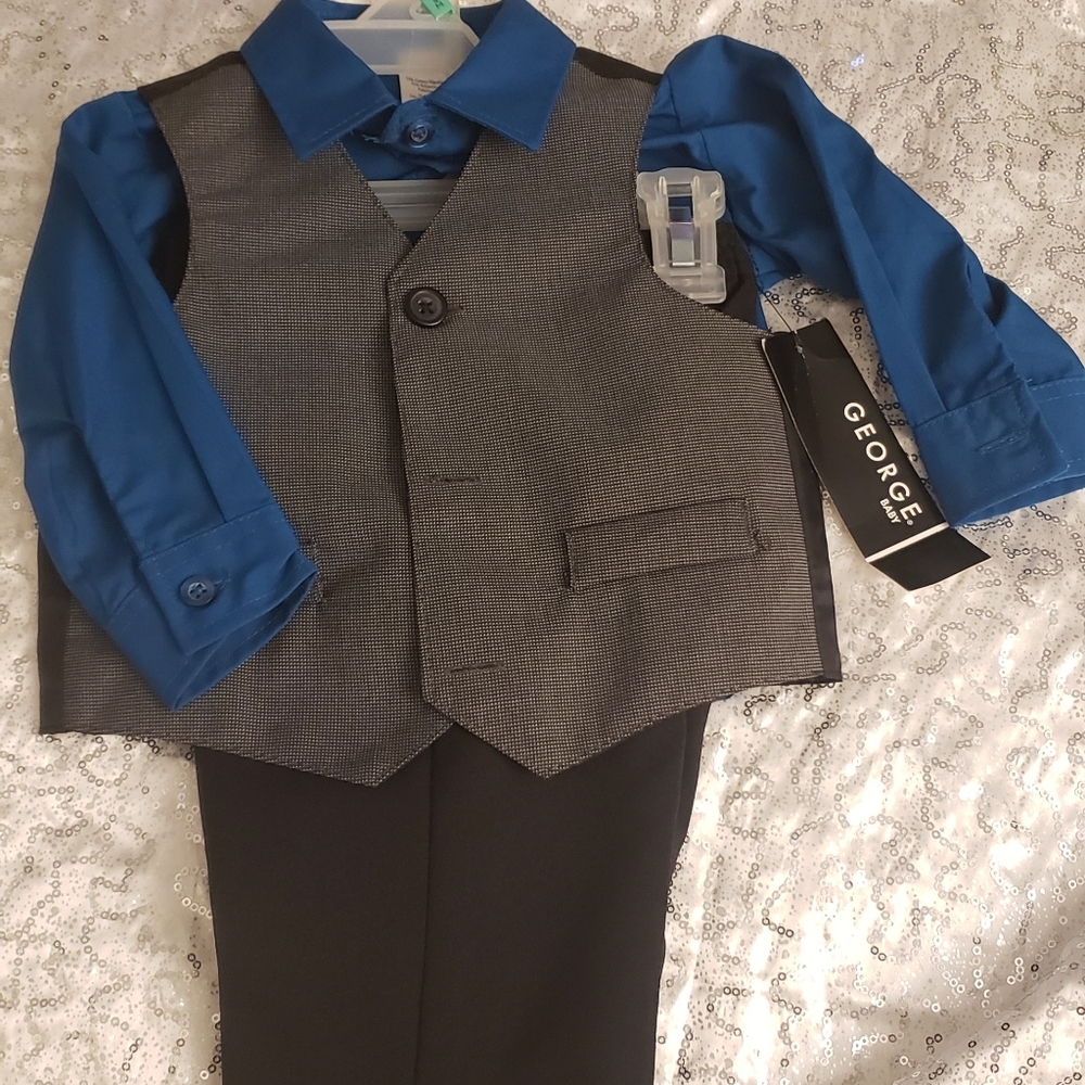 4 piece dressy set 6/9 months boys